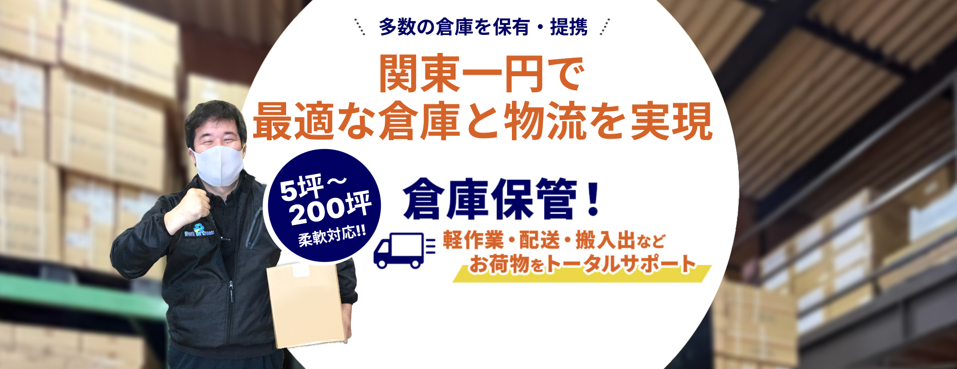 関東一円で最適な倉庫と物流を実現